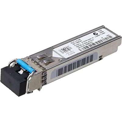 Imagen de Cisco Módulo SFP 1000BASE LX/LH para implementaciones Gigabit Ethernet, Intercambiable en Caliente, garantía estándar de 5 años (GLC LH SMD=)