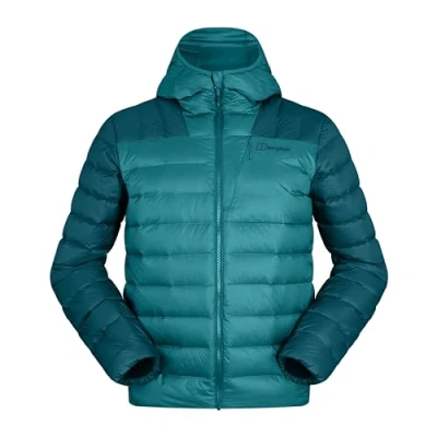 Imagen de Berghaus Silksworth Hooded Down Insulated Chaqueta para Hombre, Dusk, XS