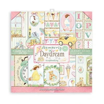 Imagen de Stamperia Mini bloc de álbumes recortes DayDream
