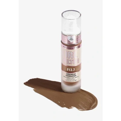 Imagen de Makeup Revolution, IRL Filter Longwear Foundation, Medium to Full Coverage, F13.7, 23ml