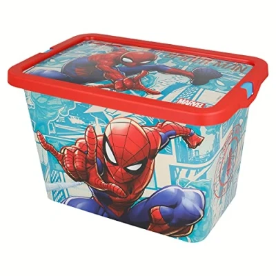 Imagen de Stor Caja de almacenaje con Cierre Click 7 litros Spider Man