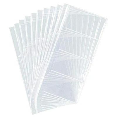 Imagen de Durable 238719 Fundas para tarjetas de visita (para 2383/2385) Bolsa con 10 piezas transparentes