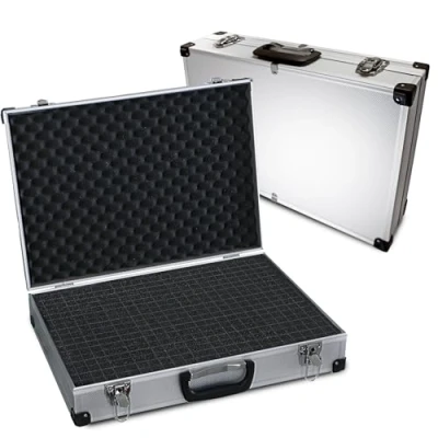 Imagen de PeakTech 7270 Estuche universal para dispositivos de medición, robusto, almacenamiento herramientas, relleno espuma, con cerradura, protección contra el polvo, XXL 500 x 350 120 mm