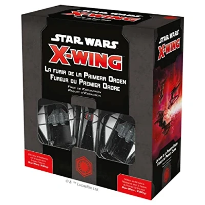 Imagen de Atomic Mass Games Fantasy Flight Star Wars X Wing la Furia de Primera Orden Juego Miniaturas en Español (SWZ87ES)