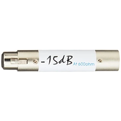 Imagen de Adaptador Atenuador 15db Xlr Precio por 1 cada uno