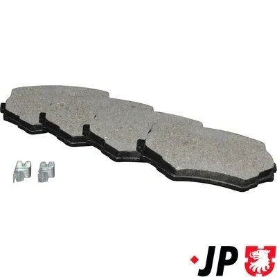 Imagen de JP GROUP 4763600410 Juego de pastillas freno Eje delantero con avisador acústico desgaste SUZUKI: Vitara I SUV, Grand 1 SUV