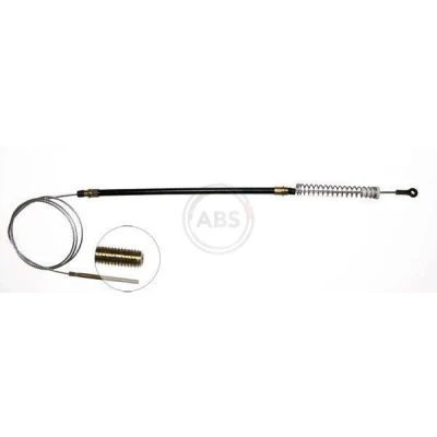 Imagen de A.B.S. K10108 Cable de Freno Mano 2018 Tambor para dirección izquierda/derecha FIAT: Uno Hatchback