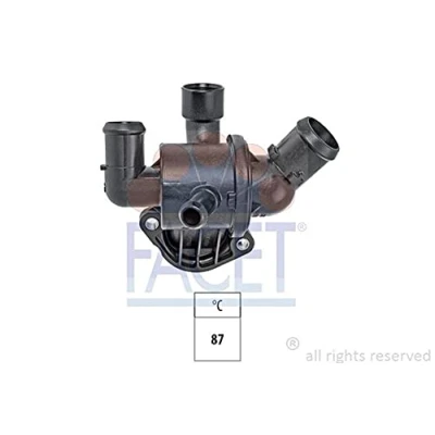 Imagen de FACET 7.8772 Termostato, refrigerante 87C Made in Italy OE Equivalent con junta VOLKSWAGEN: Tiguan I, GOLF 6, Caddy 3, SEAT: Leon II Hatchback
