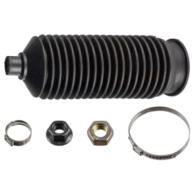 Imagen de FEBI BILSTEIN 22557 Juego de fuelle, dirección Caucho Eje delantero, izquierda, derecha con tuercas abrazaderas VOLVO: C70 I Coupé