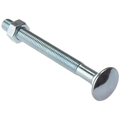 Imagen de Merriway bh04898 transporte perno y tuerca ZP M10 x 150 mm, set de 10 piezas