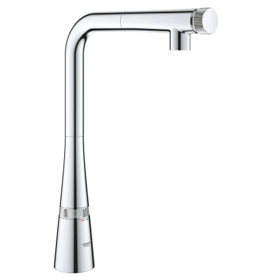 Imagen de GROHE 31593002 Zedra SmartControl Monomando de fregadero con integrado, Cromo