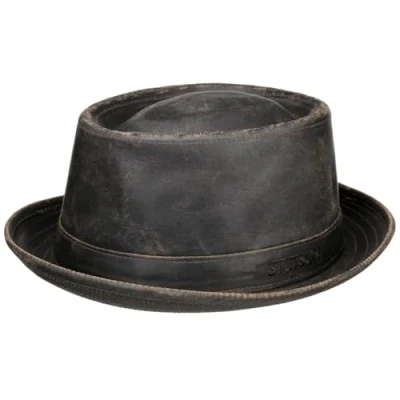 Imagen de Stetson Traveller con protección UV 40, Hombre Plegable Sombrero de Verano en Look Usado Logotipo Bordado Tela Primavera/Verano Beige Oscuro XL (60 61 cm)