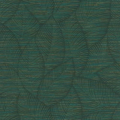 Imagen de Rasch Papel pintado 866827 no tejido con hojas en verde oscuro de la colección Symphony 10,05 m x 0,53 (largo ancho)