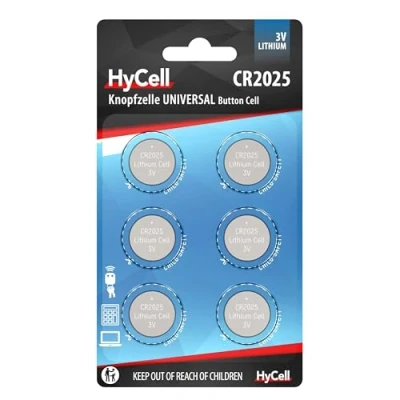 Imagen de Ansmann 1516 0027 CR2025 Pila al Litio per allarme, Garage, telecomando Argento