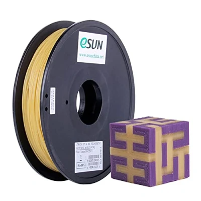 Imagen de eSUN Filamento PVA Soluble en Agua 1.75mm, Impresora 3D PVA, Precisión Dimensional +/ 0.05mm, 0.5KG Carrete (1.1 LBS) Material de Soporte para Impresión 3D, Natural