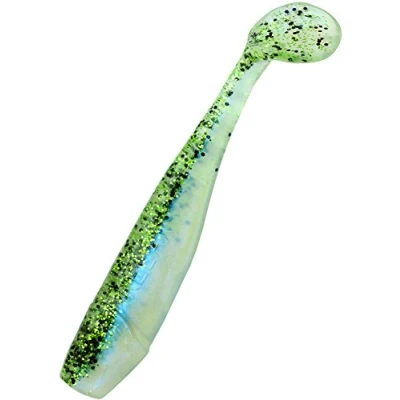Imagen de Relax King Shad L259 Peces de goma (10 cm, 10 unidades), color verde