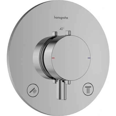 Imagen de hansgrohe 33715000 Termostato, Cromo, 2 Verbraucher