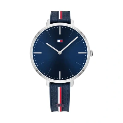 Imagen de Tommy Hilfiger Reloj Analógico de Cuarzo para mujer con Correa en silicona Azul Marino 1782154