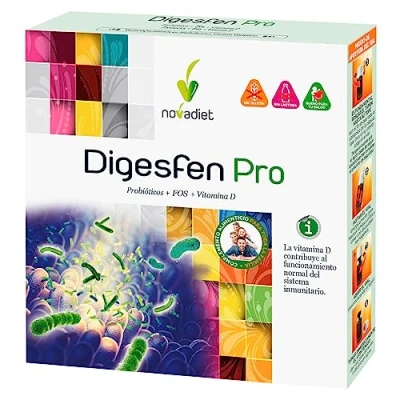 Imagen de Novadiet DIGESFEN PRO viales con Probióticos, FOS y Vitamina D Mejora la Salud Digestiva, Fortalece el Sistema Inmunitario Previene Diarrea Complemento Digestivo e 10