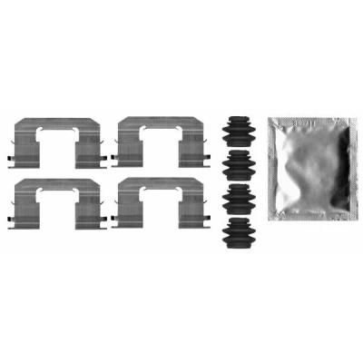 Imagen de Kit d&#039;accessoires, plaquette de frein à disque TEXTAR 82546600