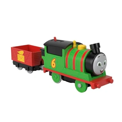 Imagen de Thomas &amp; Friends Motor motorizado de Tren Juguete Percy Alimentado por batería con tierna para Juegos simulación Preescolar a Partir 3 años, HDY60