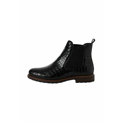 Imagen de Tamaris Damen Chelsea 1 25056 41, Botas Estilo Mujer, Cuero Negro cocodrilo, 40 EU