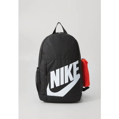 Imagen de Nike Sportswear Elmntl Unisex Mochila de senderismo para niños, Talla: One Size, Black/orange/(white)