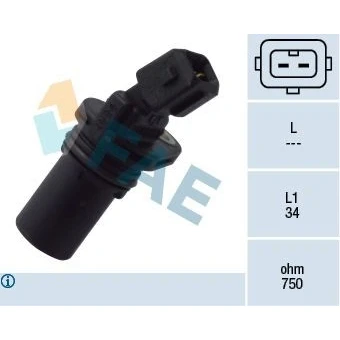 Imagen de FAE 79140 Sensor de revoluciones, control del motor SMART: Fortwo I Coupé