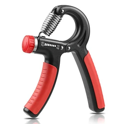 Imagen de NIYIKOW Hand Grip, Antebrazos Fortalecer, Resistencia Ajustable 10 60kg (22 132Lbs), Fortalecedor de Agarre Antideslizante, Músicos Atletas y Recuperación Lesiones en la Mano Anaranjado