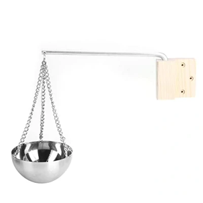 Imagen de Jenngaoo Sauna de Acero Inoxidable Aroma Tazón, Duradera Taza Aceite Esencial Sauna, Difusor Fragancia Esencial, Accesorios la Sala Aromaterapia