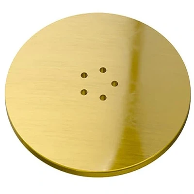 Imagen de SPARES2GO 110 mm Tapa de Tapón Lujo Para Sifón Ducha Con Bandeja 90 (latón cepillado)