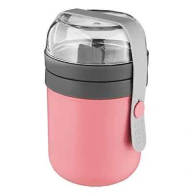 Imagen de Berghoff 3950122 Recipiente dual, color rosa/gris