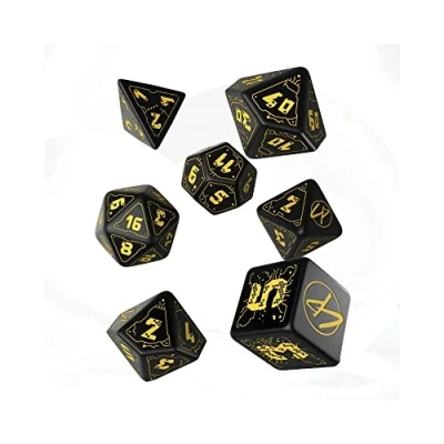 Imagen de Q Workshop 76983 Cyberpunk Red Dice Set: Wet Work (7) Cardgame, Various