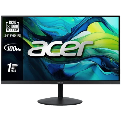 Imagen de Monitor Acer SA242Y, 23.8&quot; Full HD IPS , 1 ms, 100 Hz, VGA+HDMI(1.4), Negro