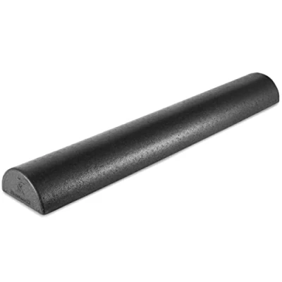 Imagen de ProsourceFit High Density Foam Rollers 36 Inches Long. Firm Full Body Athletic Massager for Back Stretching, Yoga, Pilates, Post Workout Trigger Point Release, Black
