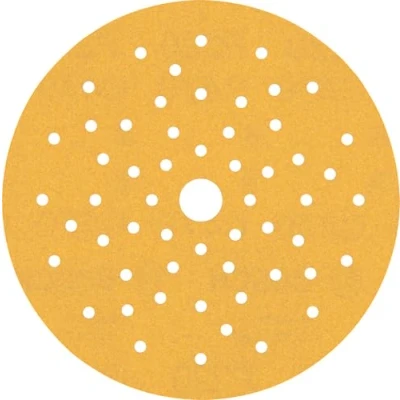Imagen de Bosch Professional 50 x Lijas Expert C470 multiperforados, para Madera dura, Pintura sobre madera, diámetro 150 mm, Grano 220, Accesorios Lijadora excéntrica