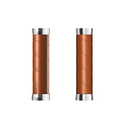 Imagen de Brooks Slender Leather Grips (130 + 130 mm) Honey New22 Guidolina para Adultos, Unisex, Oro, estándar