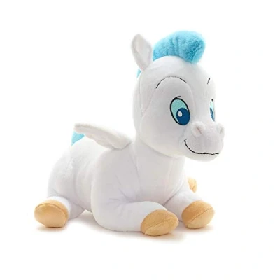 Imagen de Disney Store Peluche de Pegaso bebé, Hércules, Mide 28 cm, con Detalles Bordados y la Crin Cola esponjosas, Apto para recién Nacidos