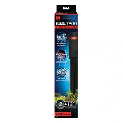 Imagen de Fluval Calentador Totalmente electrónico T200 para acuarios de Agua Dulce hasta 65 galones.