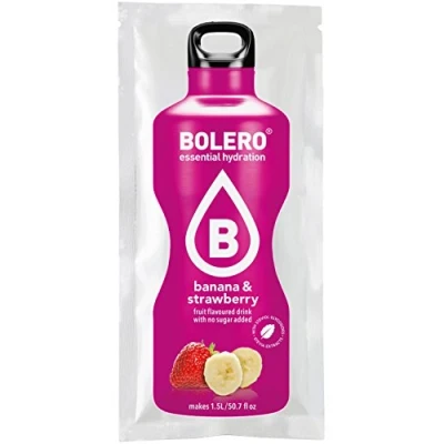 Imagen de Bolero Drinks Banana &amp; Strawberry 12 x 9 g