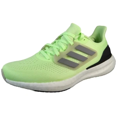 Imagen de adidas Pureboost 23 Shoes, Zapatillas para Correr Hombre, Green Spark/Iron Met./Putty Grey, 39 1/3 EU