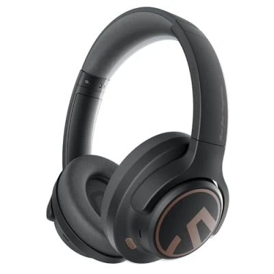 Imagen de SoundPEATS Space Auriculares Inalámbricos Bluetooth5.3 Diadema Plegables Cancelación de Ruido Activa con Híbridos Reducción Llamada ENC Altavoz Dinámico 40mm Multipunto 123H
