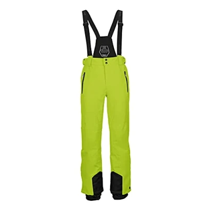 Imagen de Killtec Mens Pantalón Funcional con Correas extraíbles, protección de Bordes y Protector Nieve. Enosh, Verde Primavera, L, 30920 000