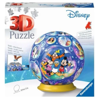 Imagen de Ravensburger Charaktere 72p 11561 1St. Grogu 3D Personajes 72 Piezas Puzzle Pelota para Fans de Disney a Partir 6 años, Color Azul