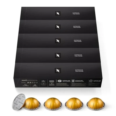 Imagen de Nespresso cápsulas Vertuo, Voltesso, espresso tostado suave, 50 de espresso, prepara 38.3 g.