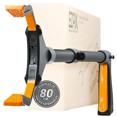 Imagen de EZPIK® Pinzas Recoge Objetos 80 cm Extensibles para Personas Mayores Palo Recogedor Pinza Minusválidos y Ancianos Recoger Basura Fruta [Color Negro, Pack 1]