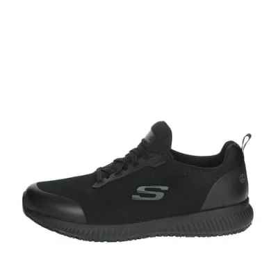 Imagen de Skechers FANNTER, Zapatos de trabajo para Hombre, Black Leather/Textile/Synthetic, 45.5 EU