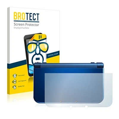 Imagen de BROTECT Protector Pantalla para Nintendo New 3DS XL (carcasa) Transparente (2 Unidades) Anti Huellas
