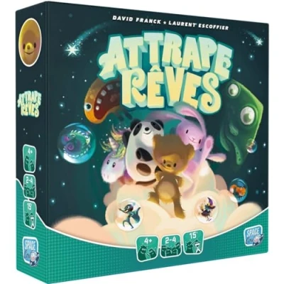 Imagen de asmodee Space Cow Atrape reves Juego de Mesa a Partir 4 años 2 Jugadores 15 Minutos
