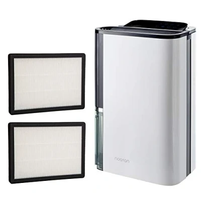 Imagen de Deshumidificador y purificador de aire Noaton DF 4123 HEPA + 2x Filtro 23l / 24h, Hasta 50 m2, Depósito 4,5 litros, HEPA, Desagüe continuo